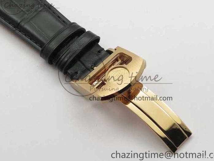 MIROTIME 0427 Elegant Portugieser Perpetual Calendar IW503302 RG V9F 1:1 Best Edition Gray Dial on Black Leather Strap A 7096